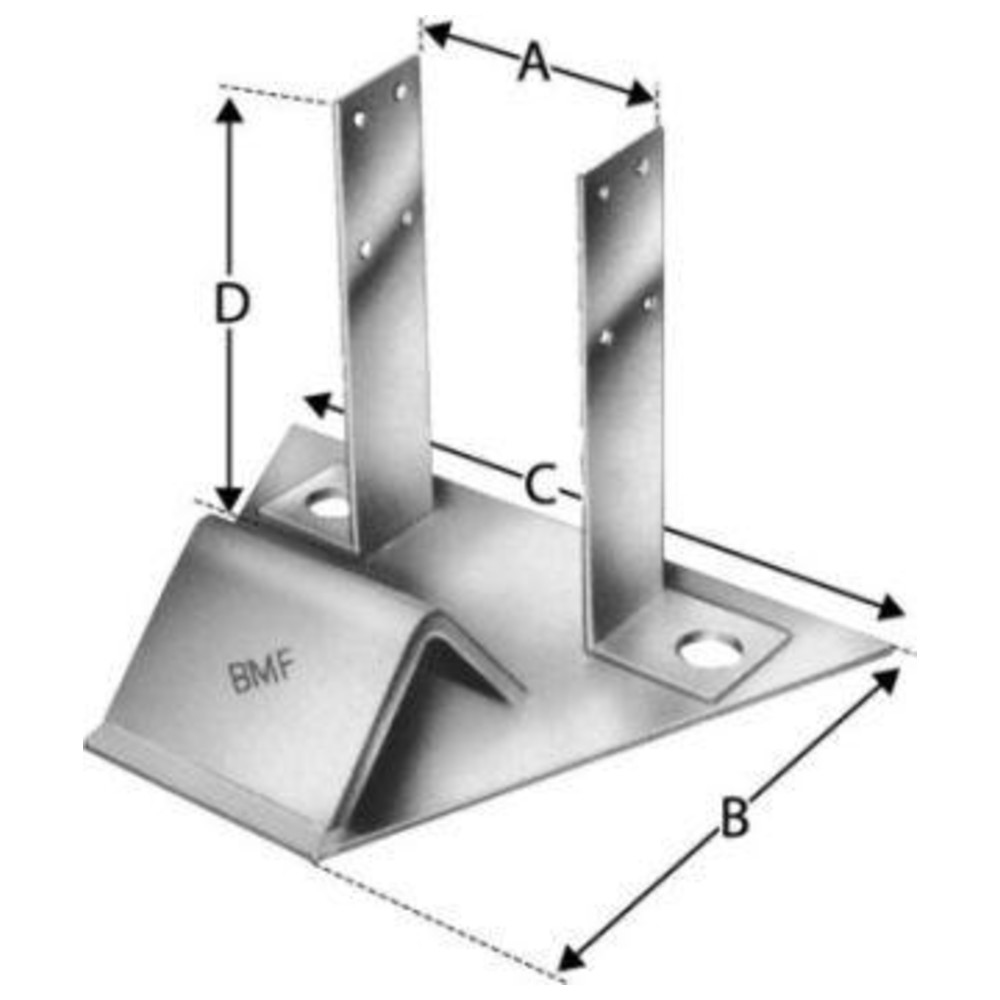 Sparrenhalter SHB100G-B SST