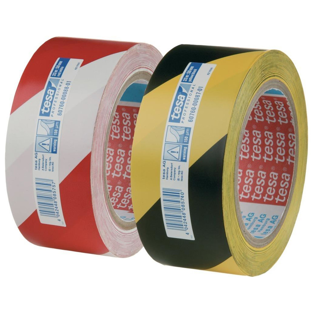 60760 gelb / schwarzWarnband 33mx50 mm