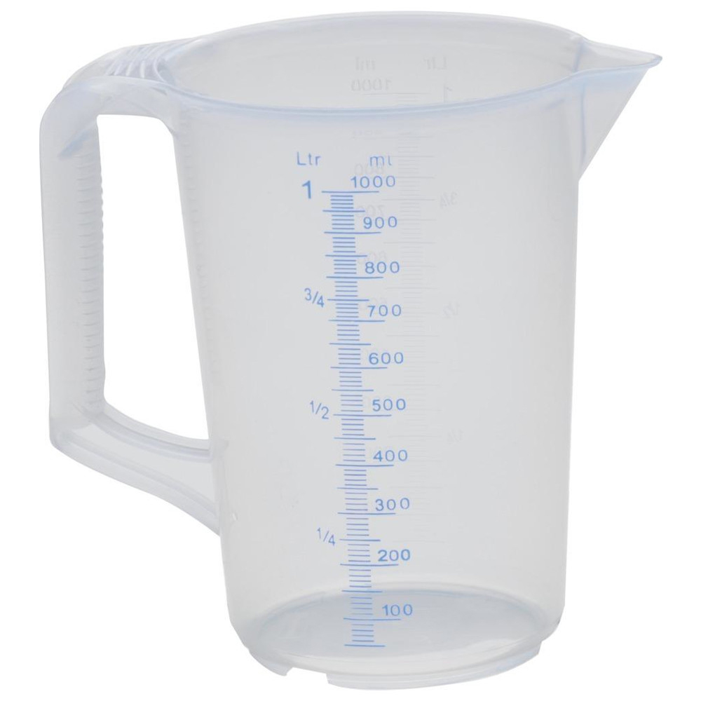 Messkanne geschlossener Griff 1000 ml Hünersdorff