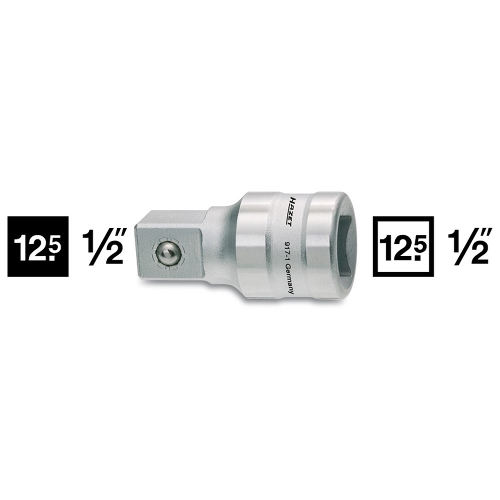 Verlängerung 917-1 - Vierkant hohl 12,5 mm (1/2 Zoll) - Vierkant massiv 12,5 mm