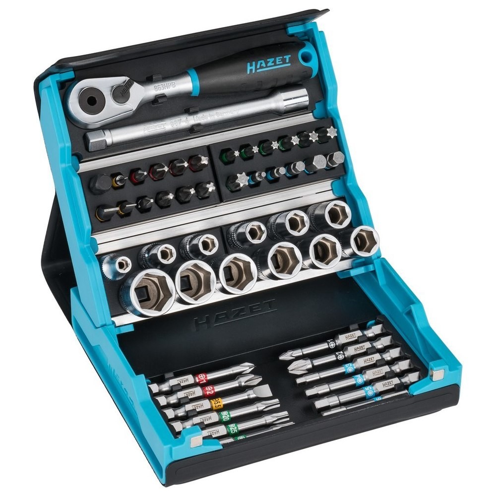 Steckschlüssel-Garnitur 1/4" 2200SC-2 50-teilig Hazet