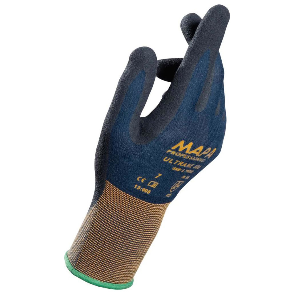 Schutzhandschuh Ultrane 500, Größe 9, Farbe dunkelblau/schwarz