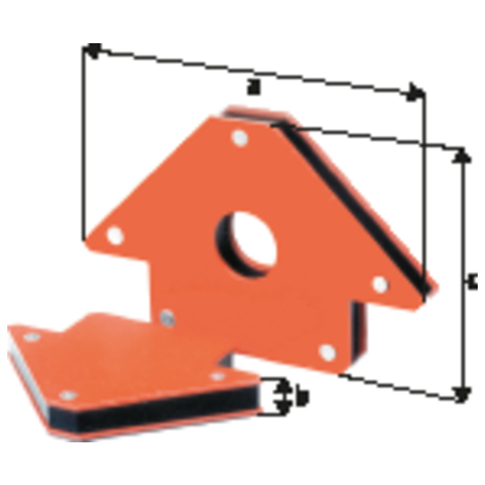 Winkelmagnet 120 x 15 x 82 mm