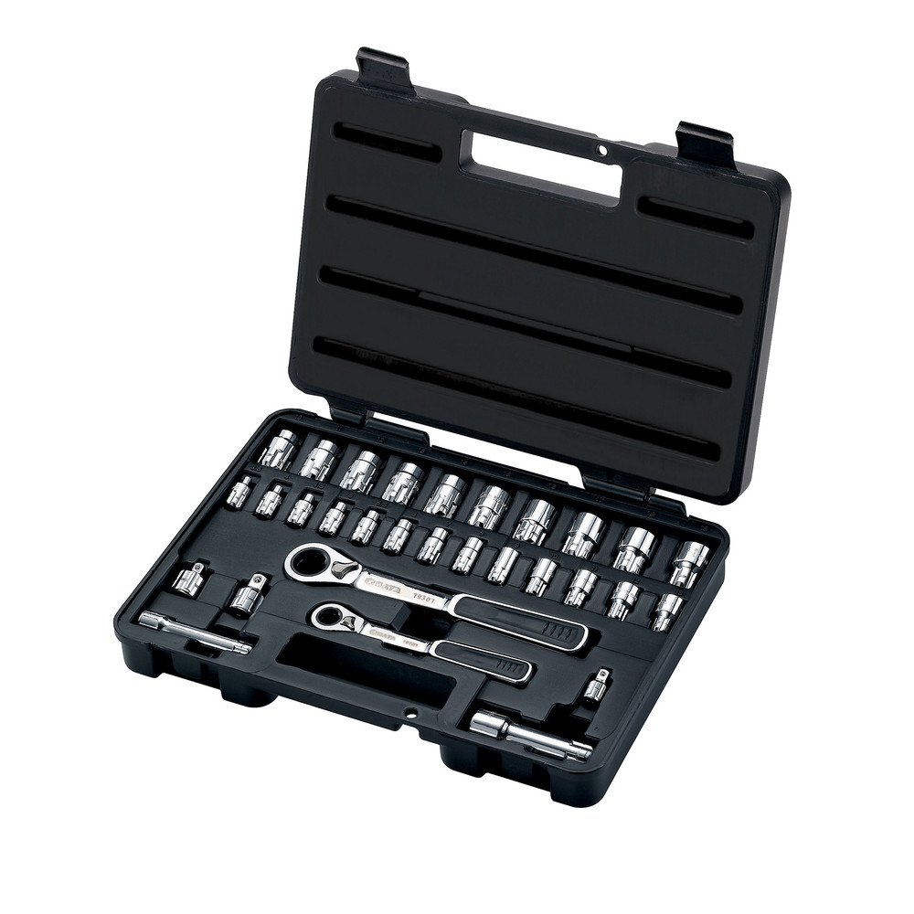 Durchsteckschlüssel-Satz, 1/4" & 3/8" 30-teilig, 3,5-19 mm