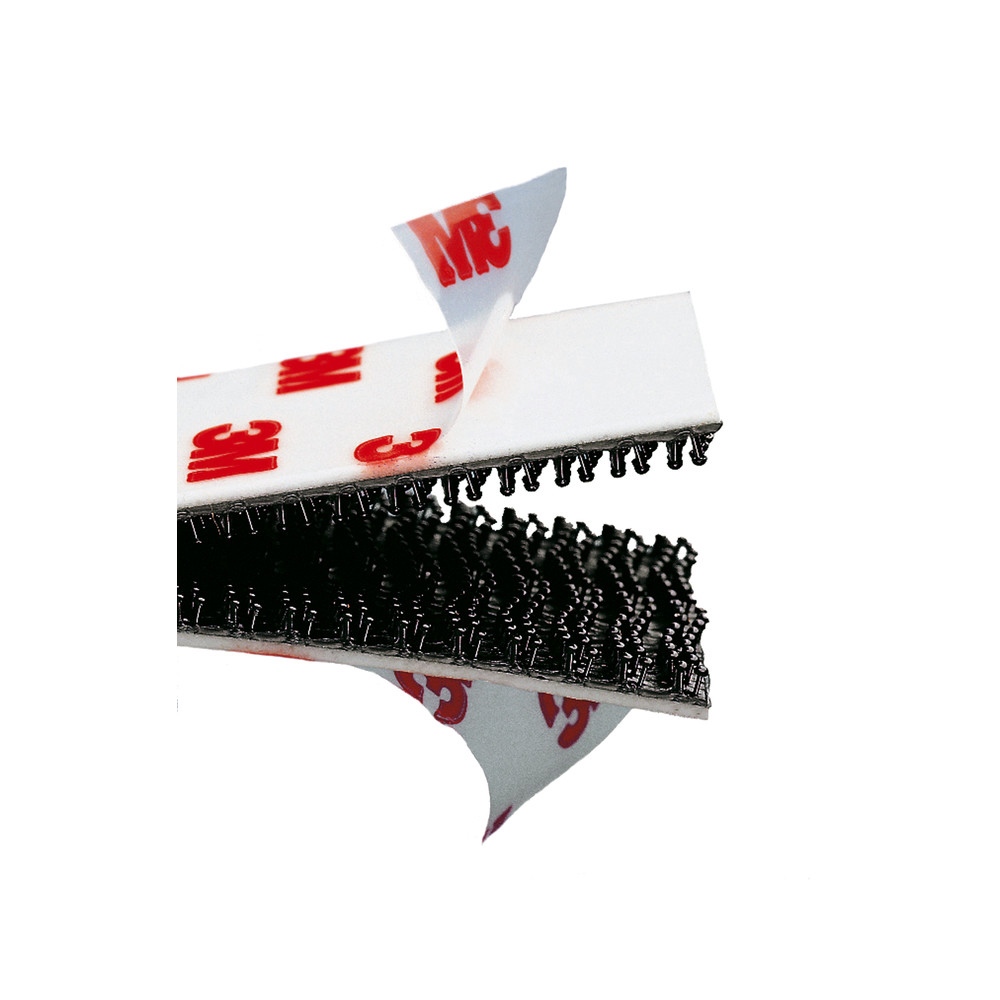 Druckverschlussband Dual Lock SJ3540, schwarz, 25 mm x 2,5 m, 40 Köpfe/cm²