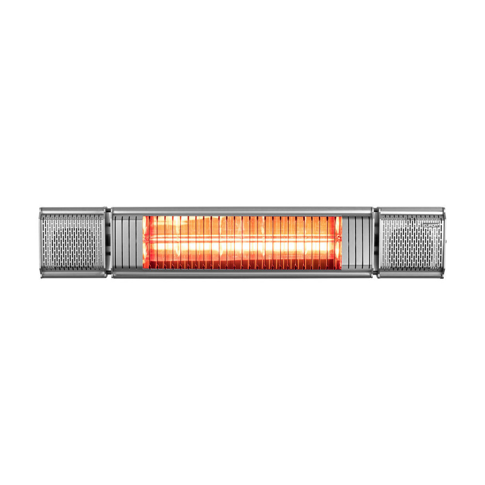 Terrassenheizung Heat and Beat, 2.000 W, inkl. BT-Lautsprecher, anthrazit