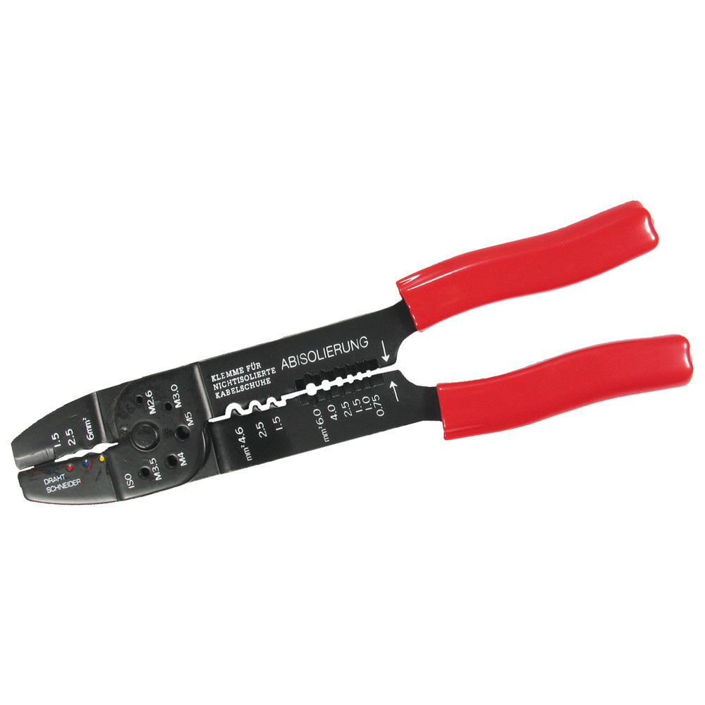 Presszange, isolierte und nicht isolierte Verbinder, 1,5-6,0 mm²