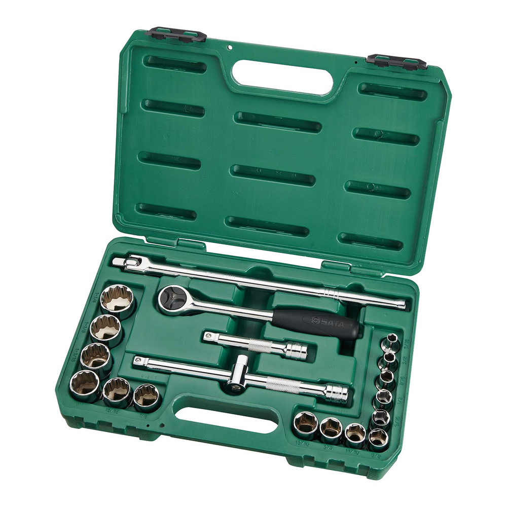 Steckschlüssel-Satz, 1/2", zöllig, 20-teilig, 5/16"-1.1/4"