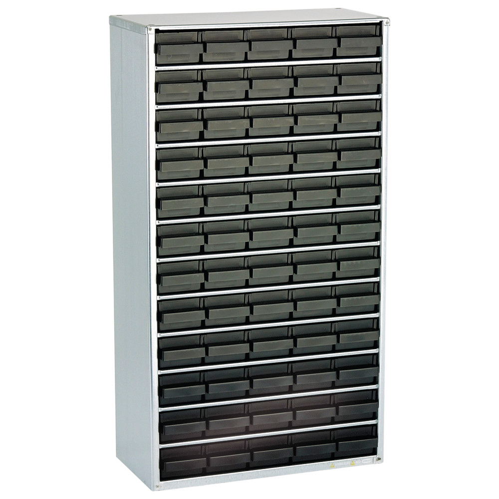 Raaco Stahlmagazin, ESD, 60 Schubladen