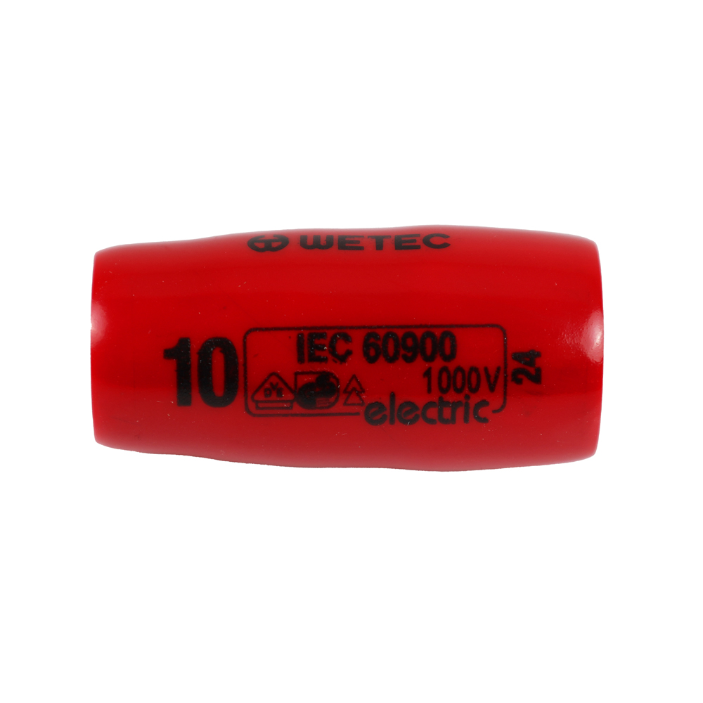 WETEC Sechskant-Steckschlüssel-Einsatz, 3/8", Größe 10 mm, 1000 V/VDE/GS, Bild 2