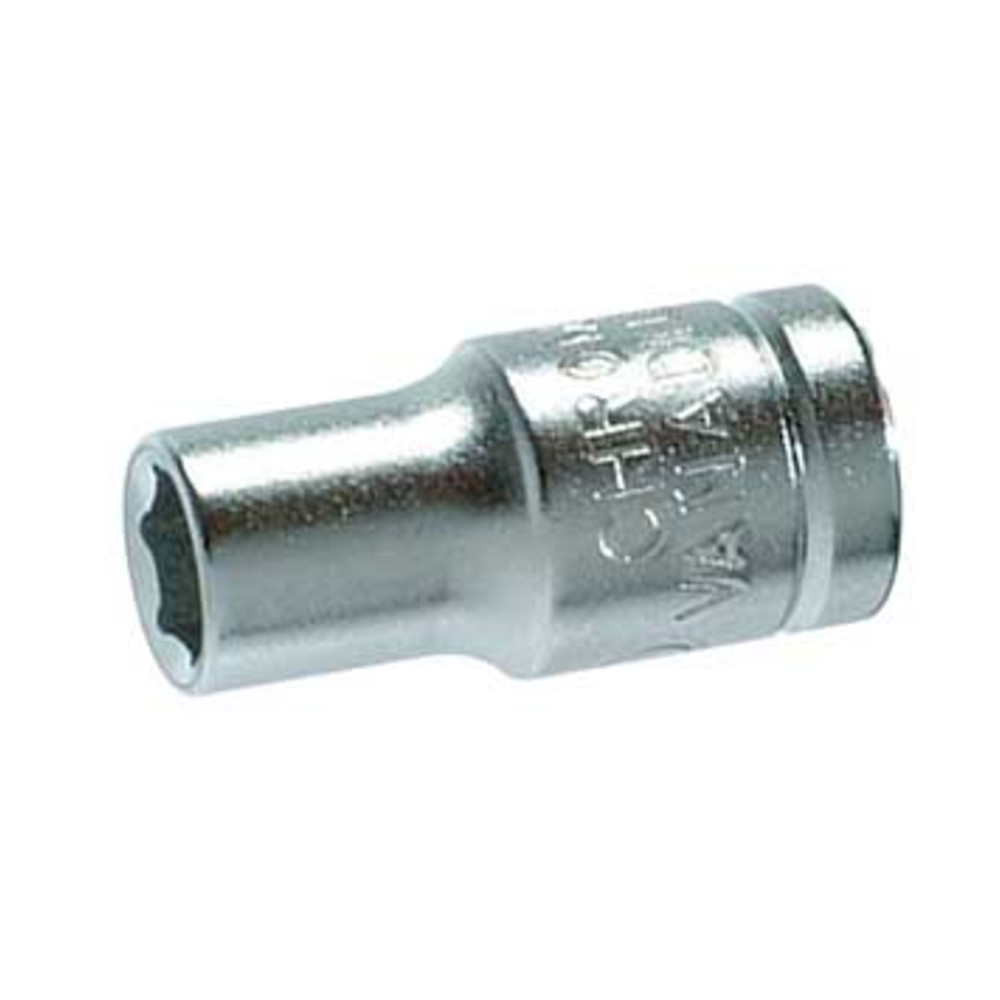 Steckschlüsseleinsatz 1/4", 6-kant, 4 mm