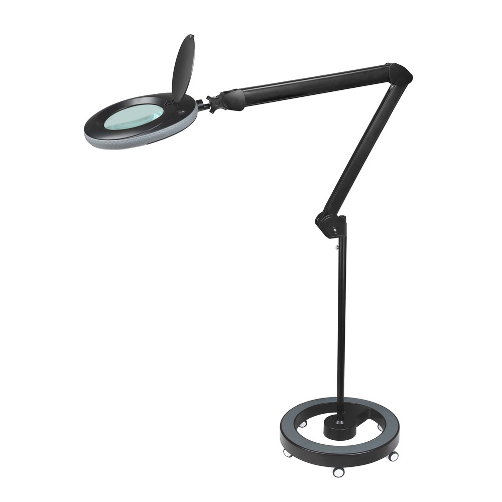 LED Lupenleuchte 721X-MKIII inkl. Rollstativ 6159, 8 Dioptrien, schwarz