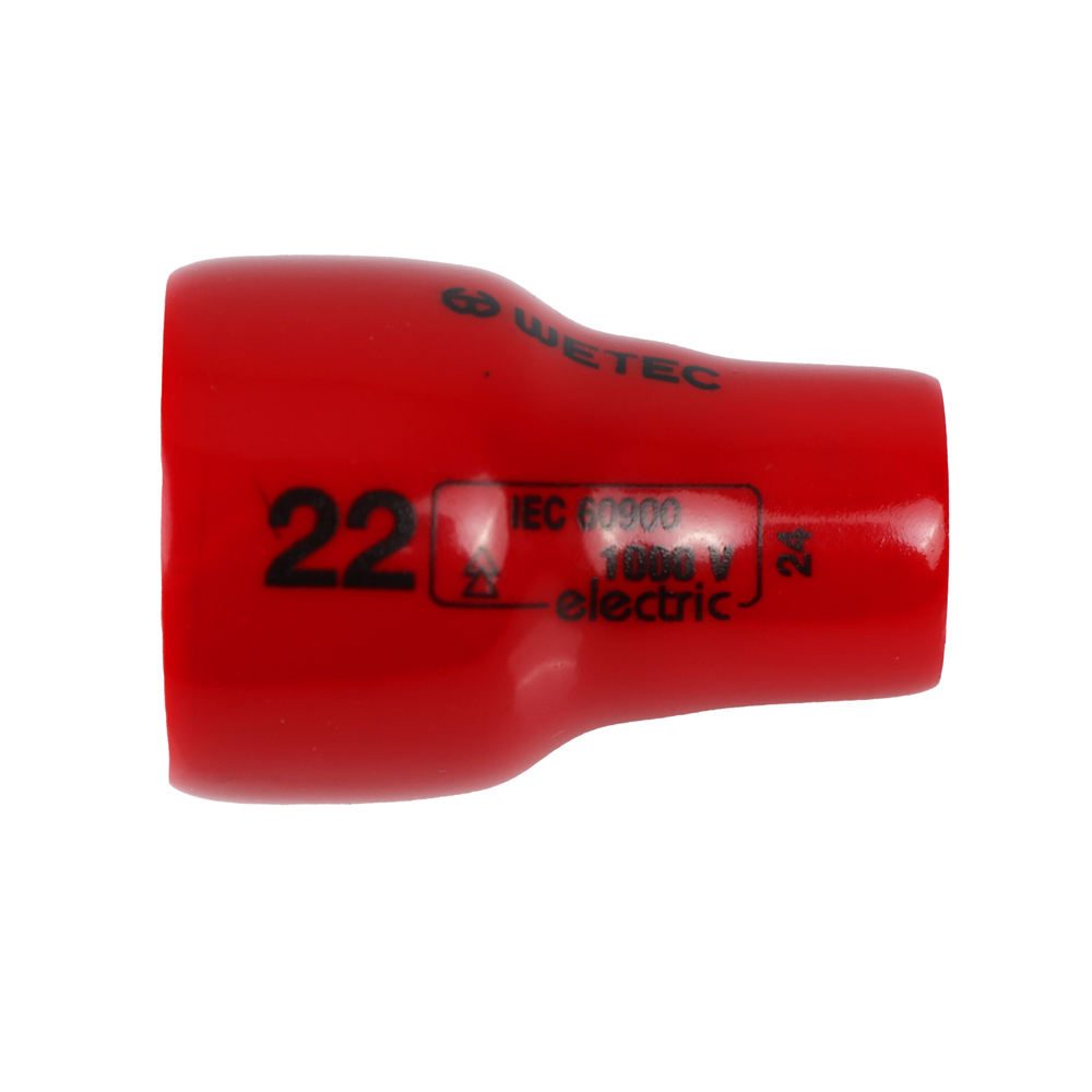 WETEC Sechskant-Steckschlüssel-Einsatz, 3/8", Größe 22 mm, 1000 V, Bild 2