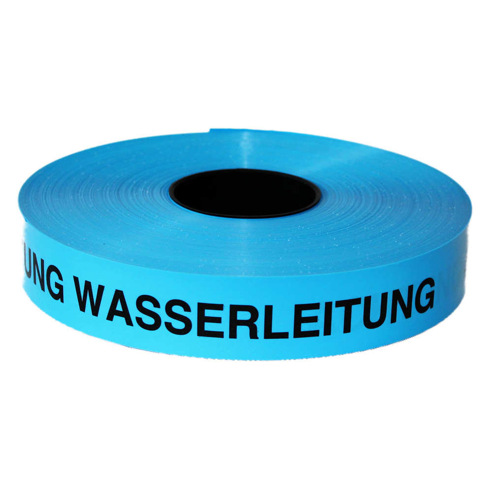 Trassen-Warnband 250 m, Achtung-Wasserleitung
