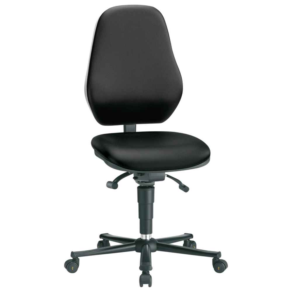 Bimos Drehstuhl Basic 2, mit Rollen, ESD, Kunstleder, Permanentkontakt