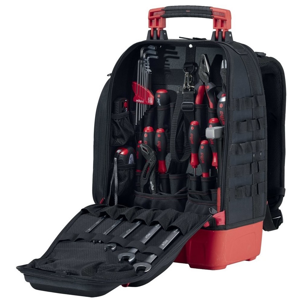 Werkzeugsortiment Mechaniker 42-teilig im Rucksack Wiha
