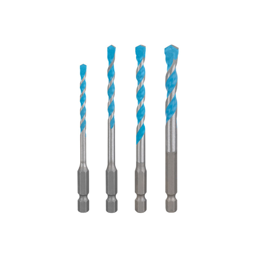 EXPERT HEX-9 Multi Construction Bohrer-Set, 4x90/5x100/6x100/8x100 mm, 5-tlg.