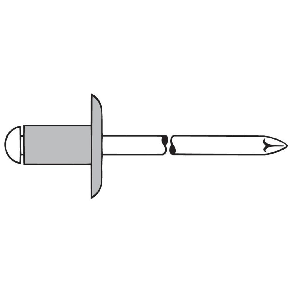 Blindniet Alu Grosskopf K16 4,8 x 20 mm