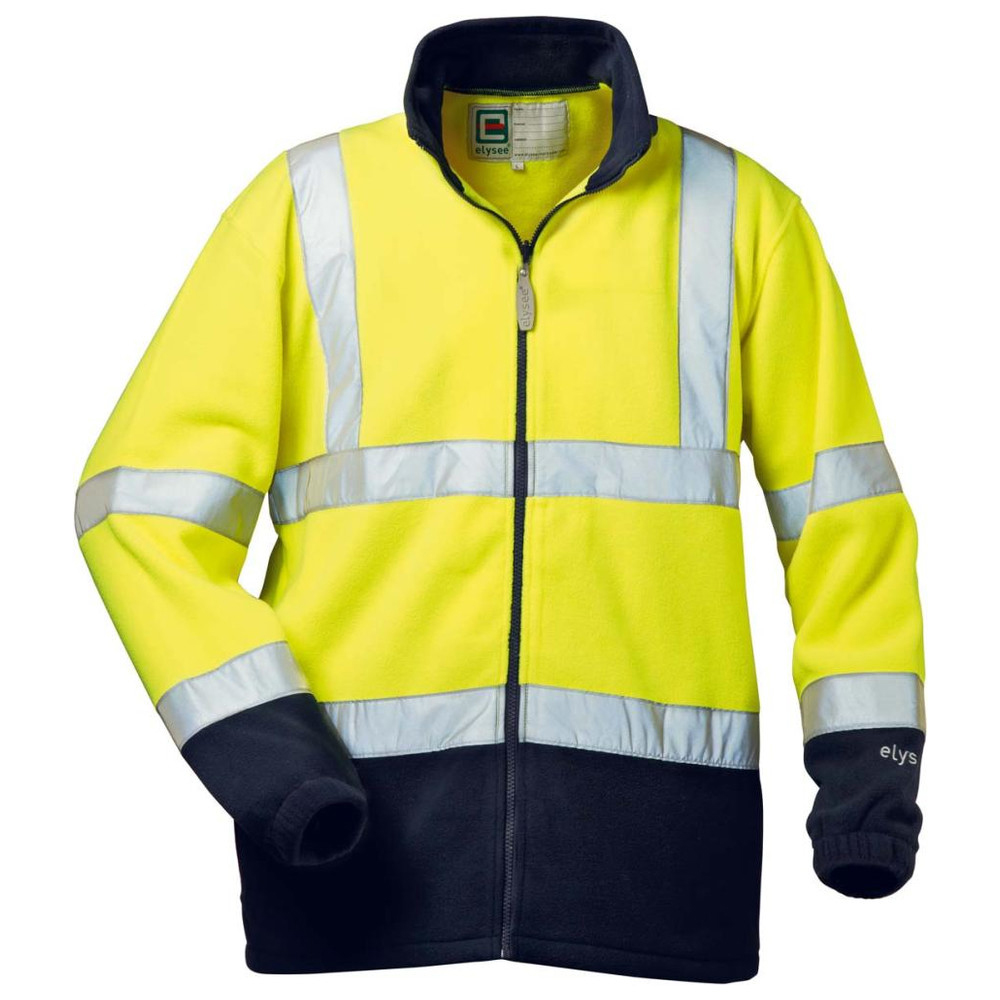 Warn-Fleecejacke Valentin Gr. S, gelb/marine