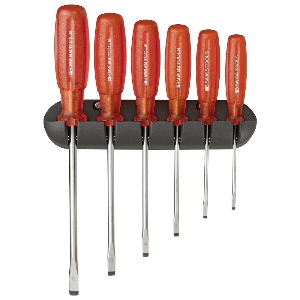 Schraubendreher-Satz 6-teilig Schlitz im Wandhalter Multicraft PB Swiss Tools