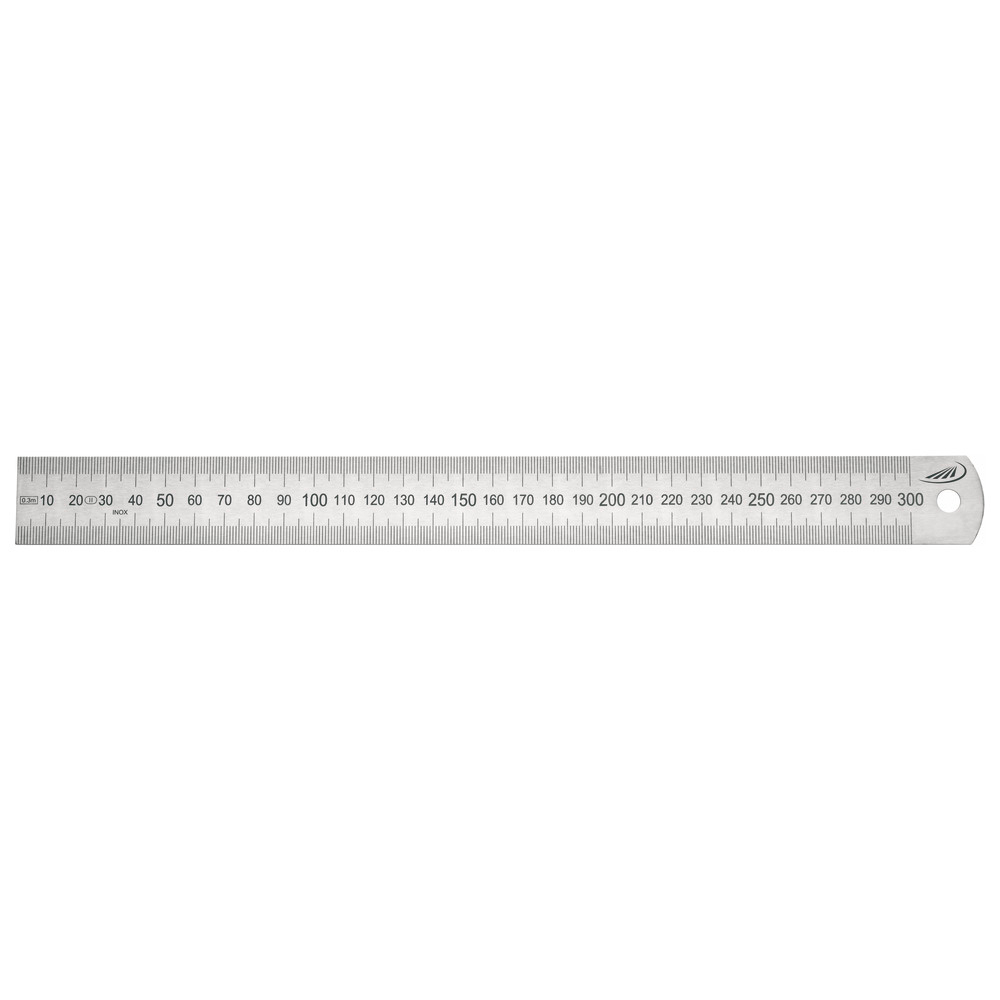 Biegsamer Stahlmaßstab 1000 x 20 x 0,5 mm HP