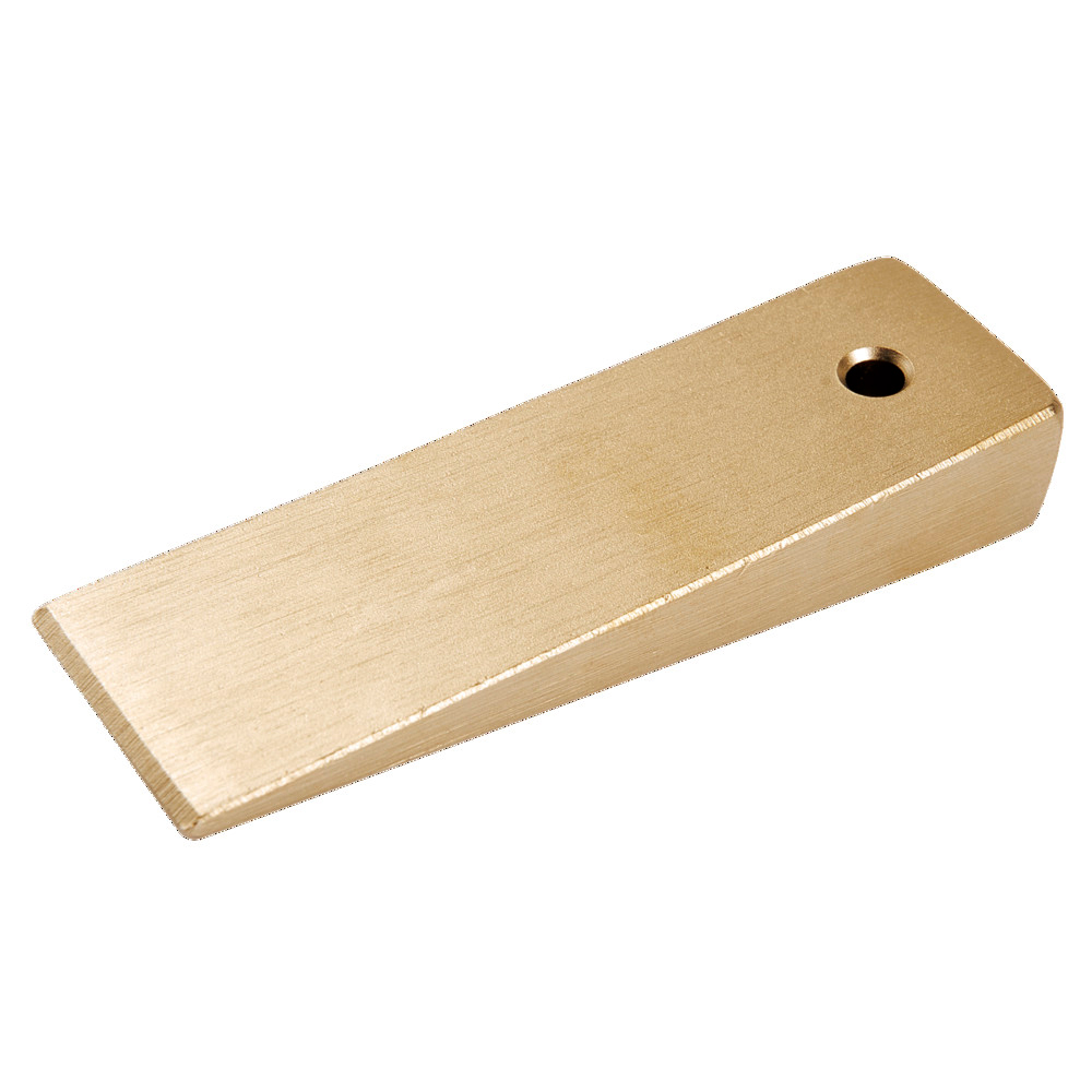 Keil funkenfrei, mit Loch, 100 x 30 x 15 mm
