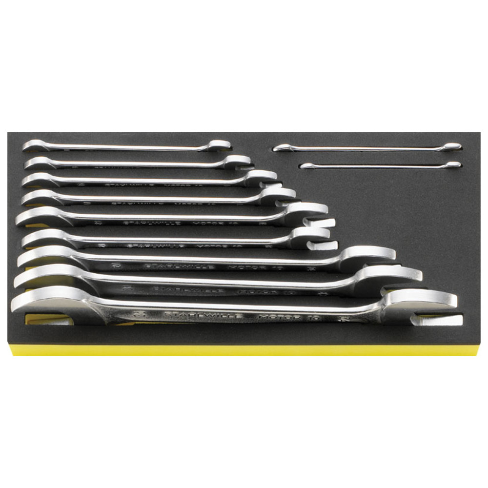 TCS 10/11, 6 x 7-34 x 36 mm Doppelmaulschlüssel 11 teilig in TCS