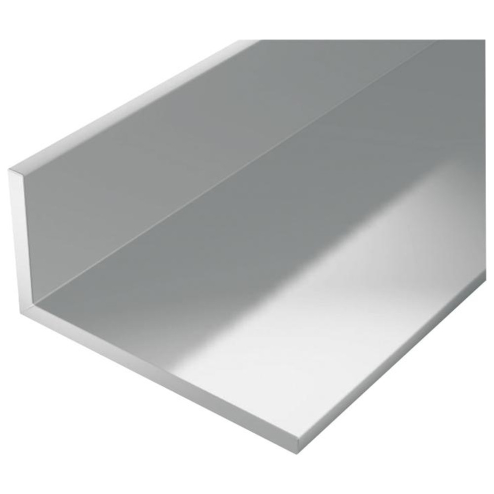 Alu-Winkelprofil 1000/15 x 10 mm silberfarbig