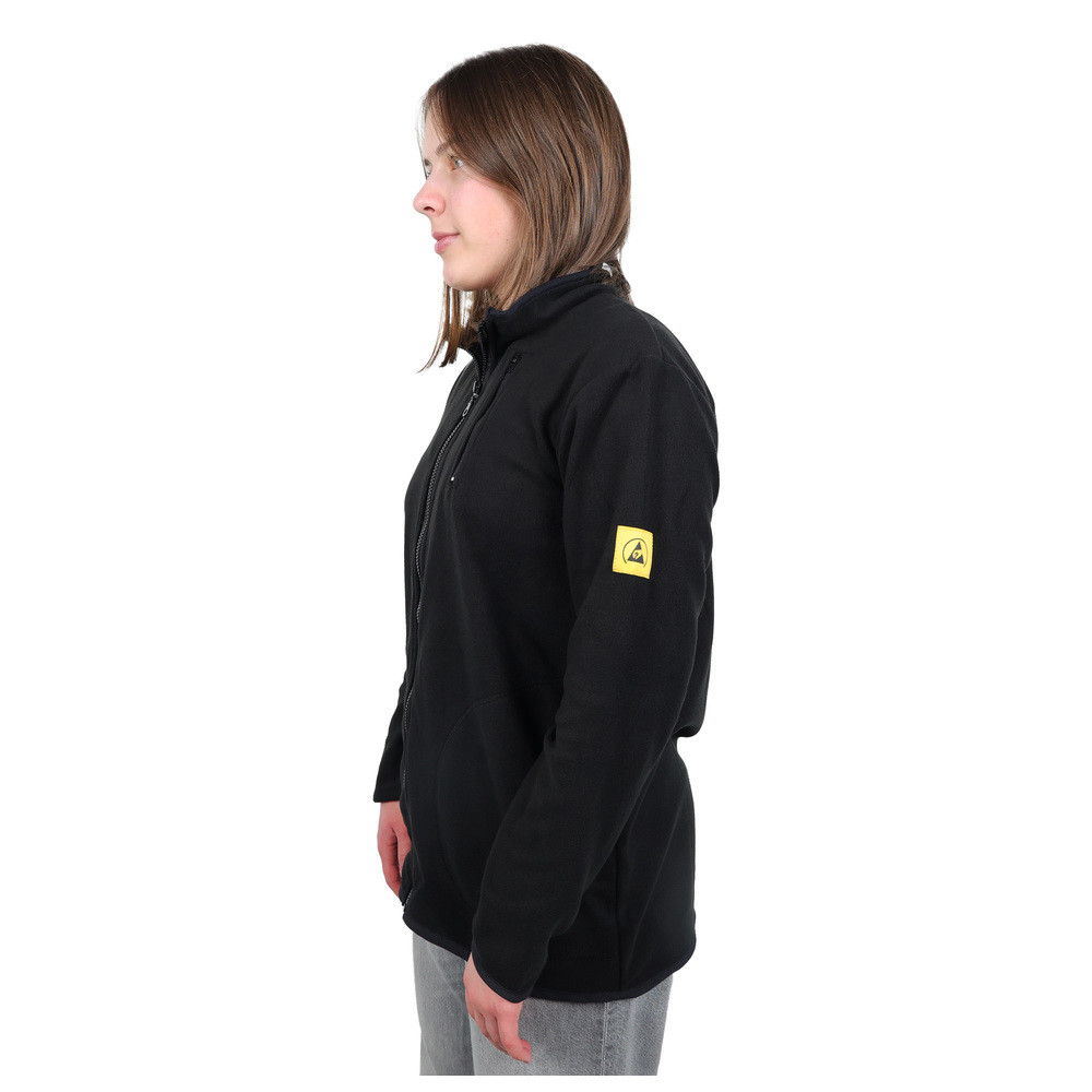 WETEC ESD-Fleecejacke, M, schwarz, Bild 3