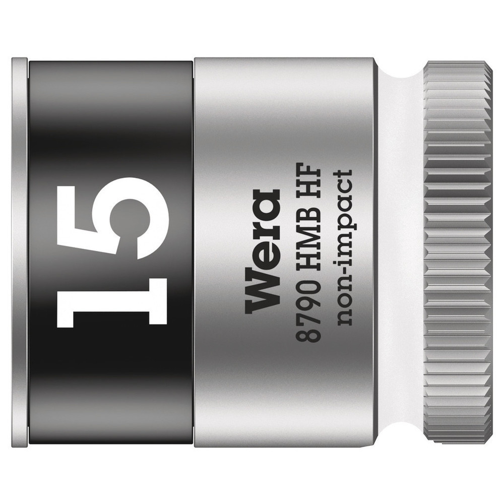 Steckschlüsseleinsatz 6-kant 3/8" 15mm mit Haltefunktion Wera