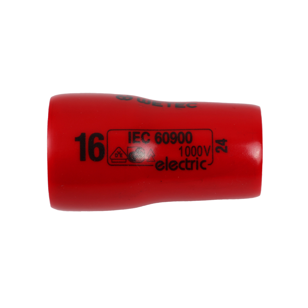 WETEC Sechskant-Steckschlüssel-Einsatz, 3/8", Größe 16 mm, 1000 V/VDE/GS, Bild 2
