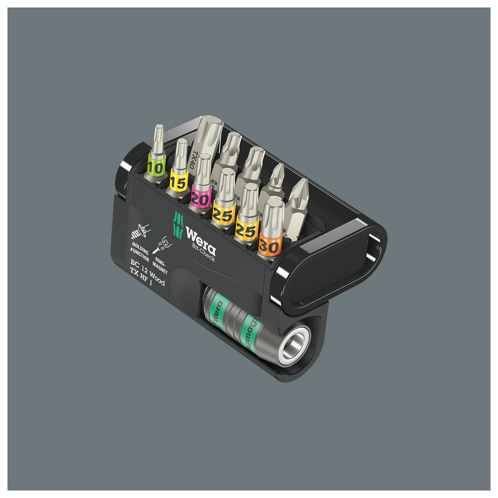 Bit-Satz Bit-Check 12 Wood TX HF 1 Wera