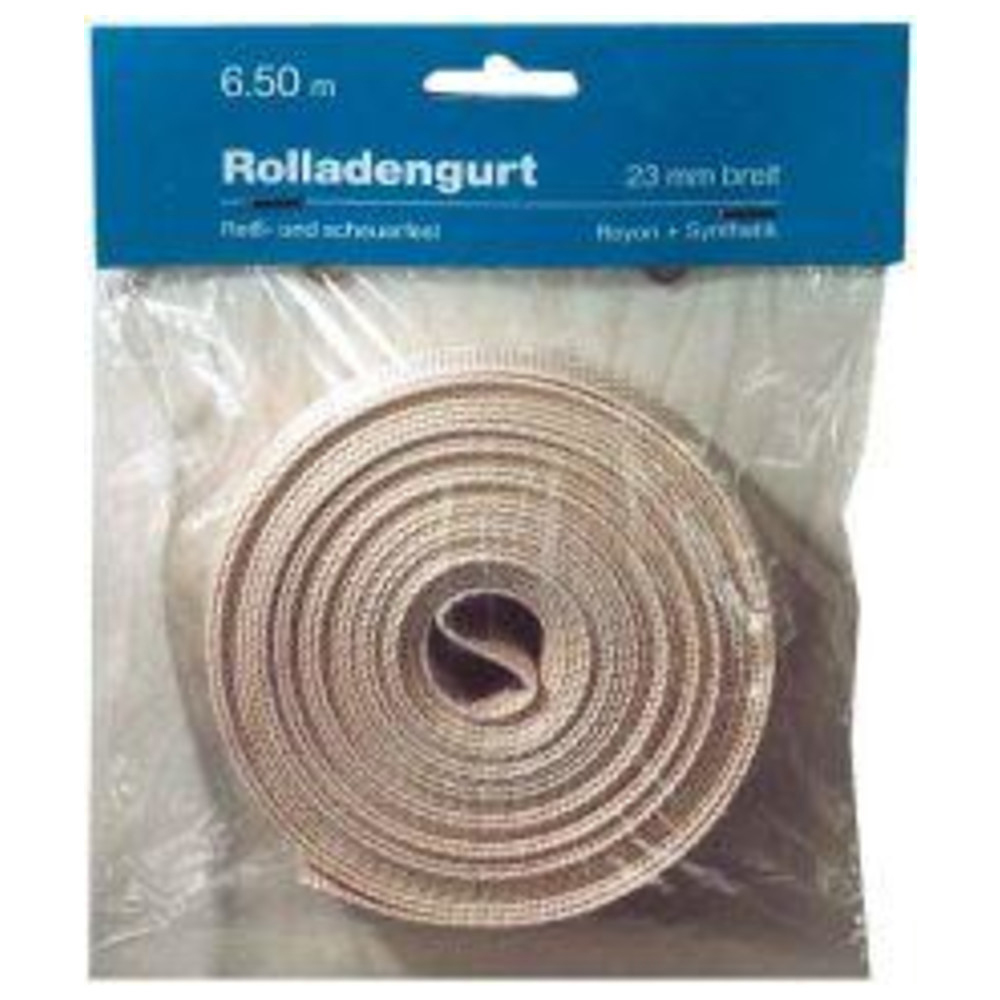 Rollladengurt 14/15 mmx6m SB, creme,320kg Reißfestig