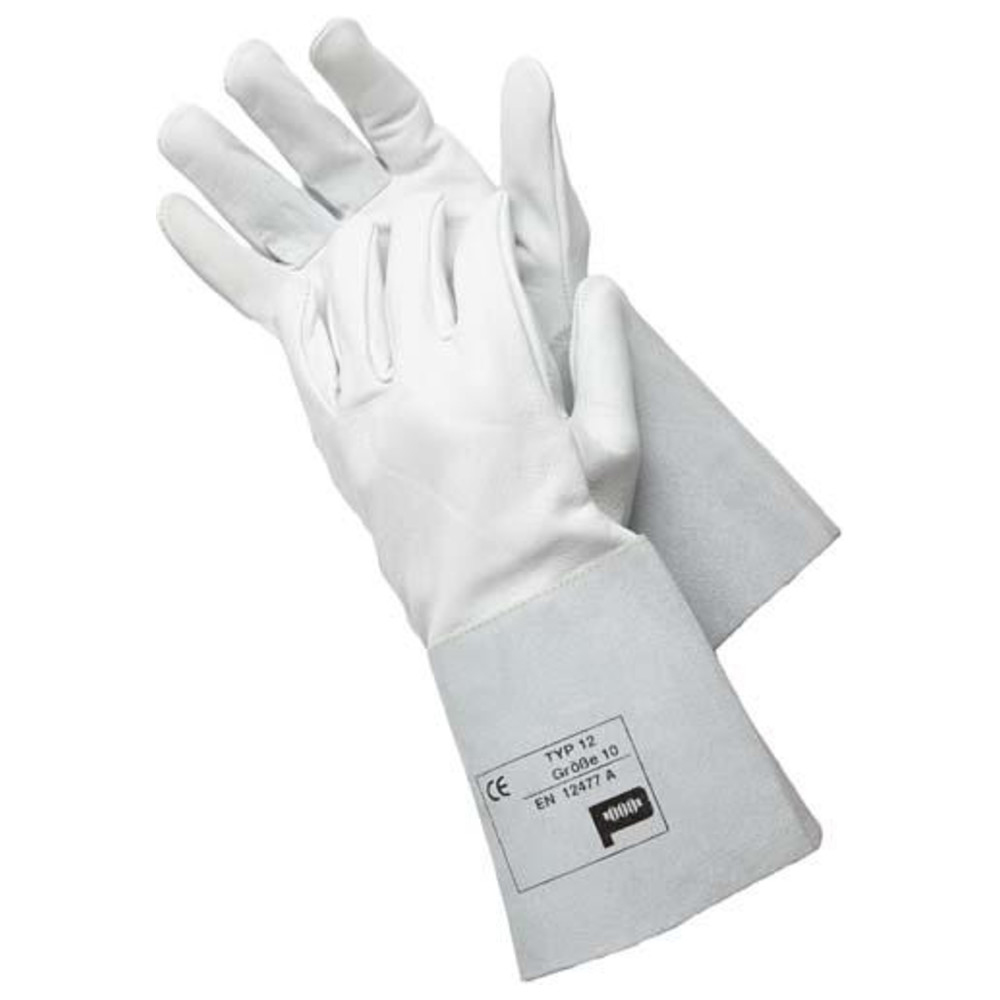 Schweißerhandschuhe Nappa Typ 12, 35 cm, Gr. 10