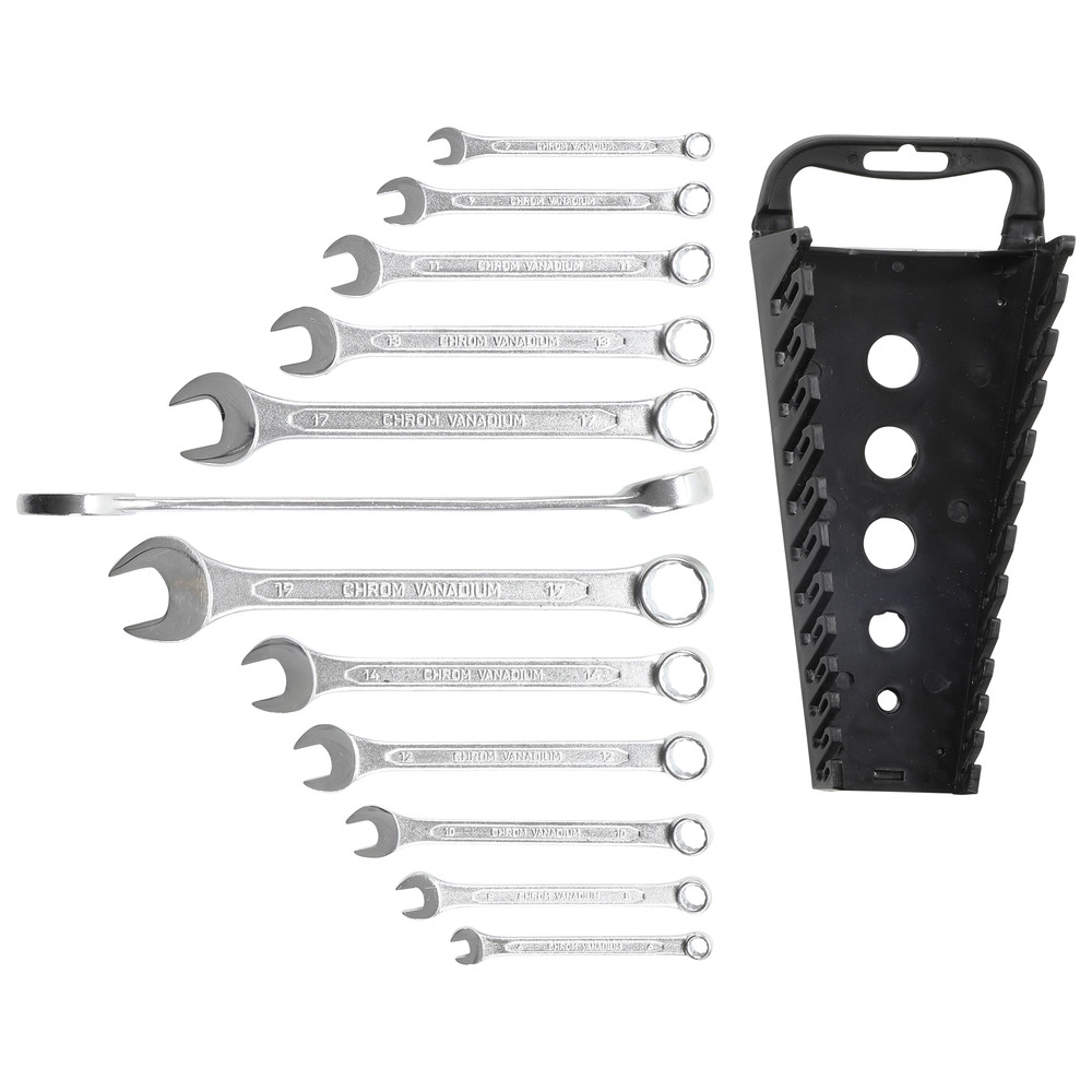 Ringmaulschlüssel-Satz, DIN 3113-A, 12-teilig, 6-22 mm