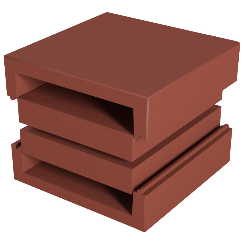 Brandschutzbox ZZ 601-200, inkl. Inlays, 200 x 100 x 200 mm