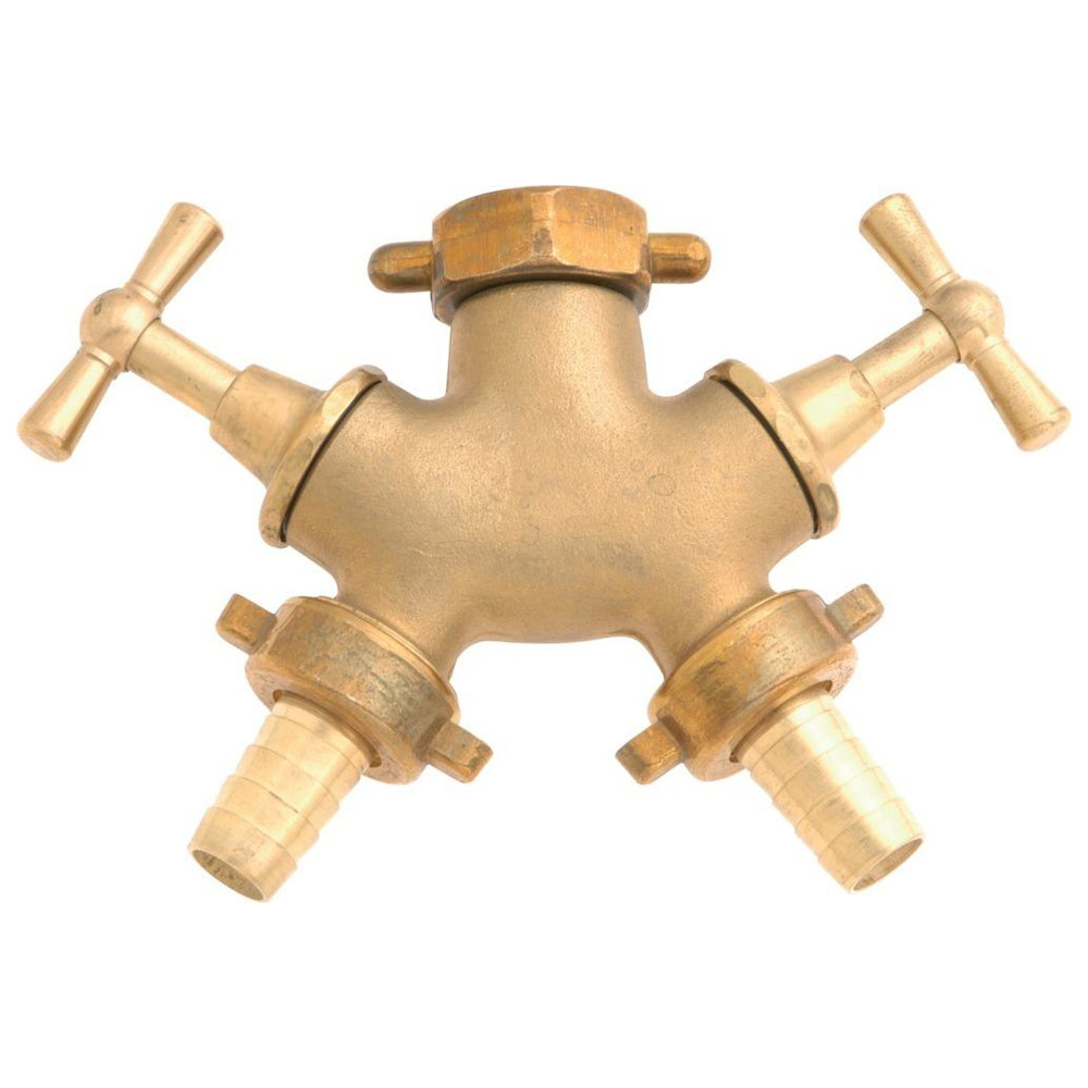 GEKA Zweiwegeventil MS Überwurfmutter G3/4",2 x 13 mm TüSB