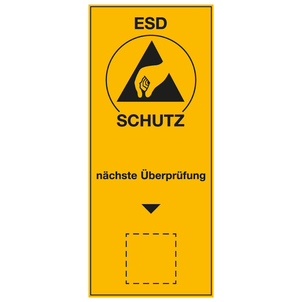 Warnschild ESD Schutz, ESD
