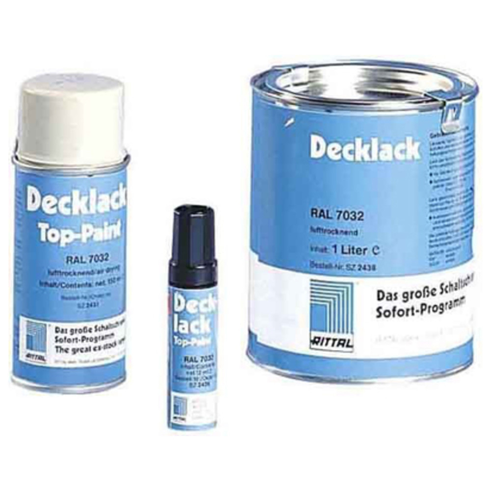 Decklack, grau RAL 7035, Stift, 12 ml