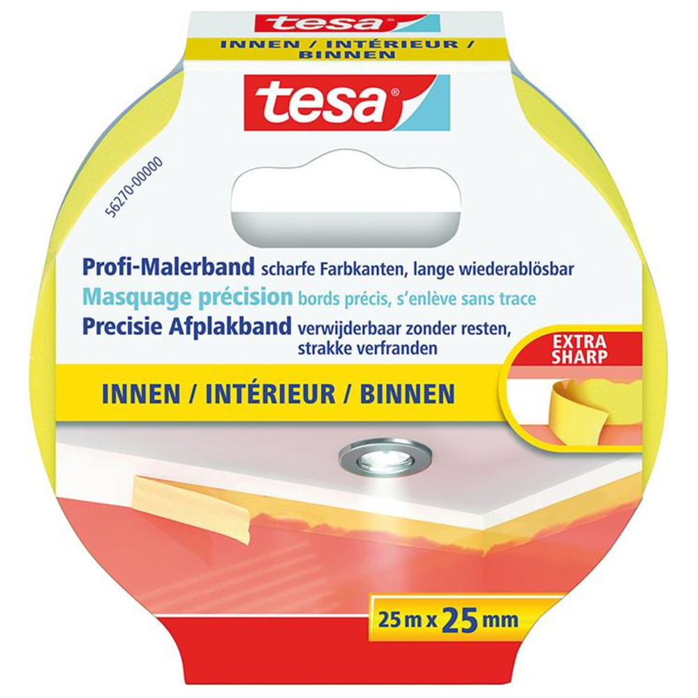 Kreppband Indoor 25m x 25 mm 56270