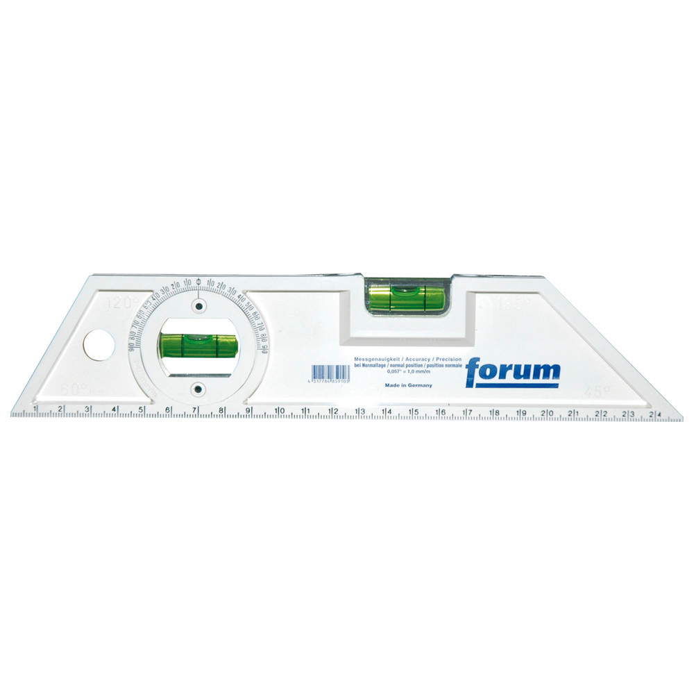 Universal-Wasserwaage mit Magnet, 25 cm