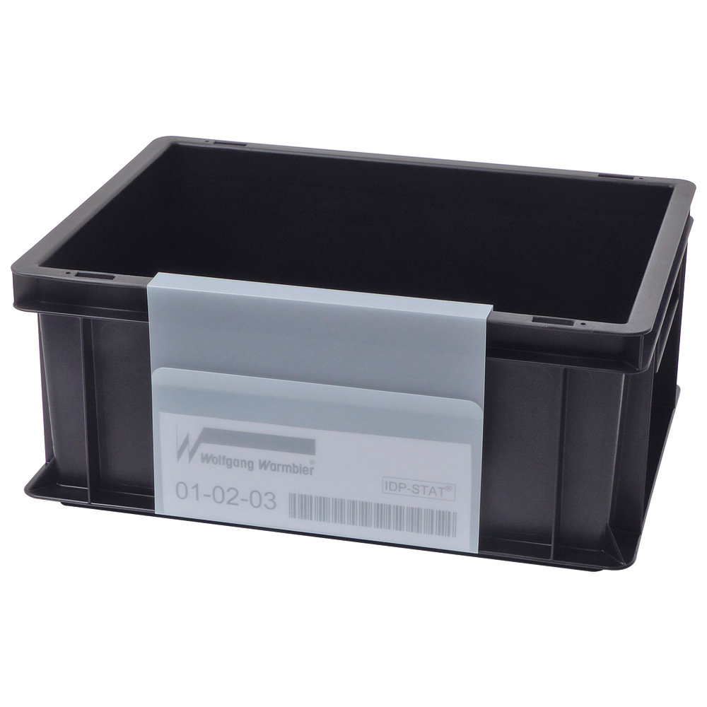 Etikettenhalter IDP-STAT PVC, zum Einhängen, ESD