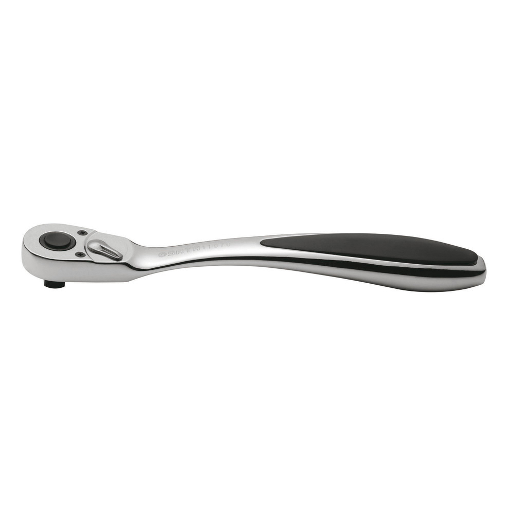 Ratsche geschwungen mit Griffläche 1/4"
