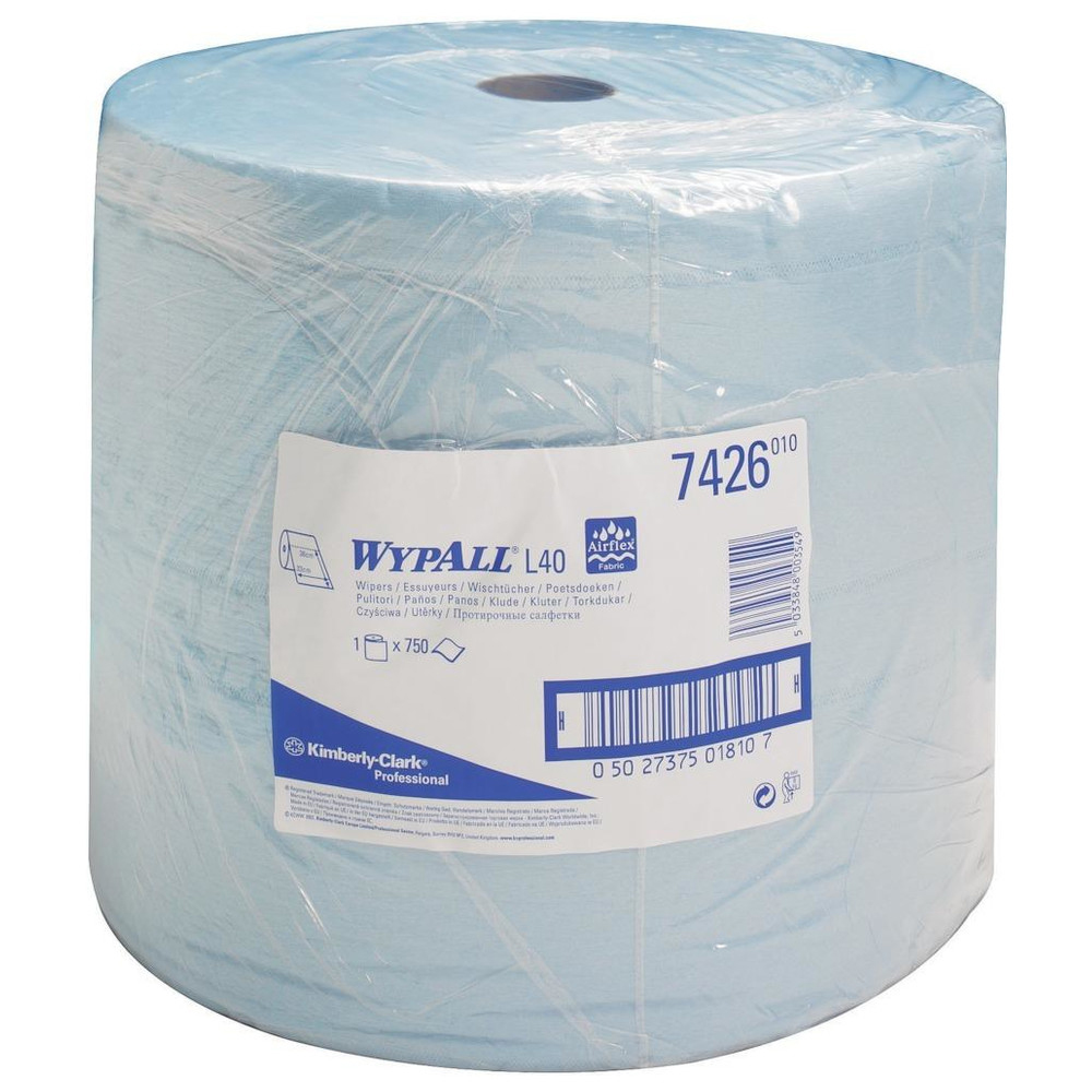 WYPALL L40 Wischtücher 33 x 38cm blau 750 Blatt