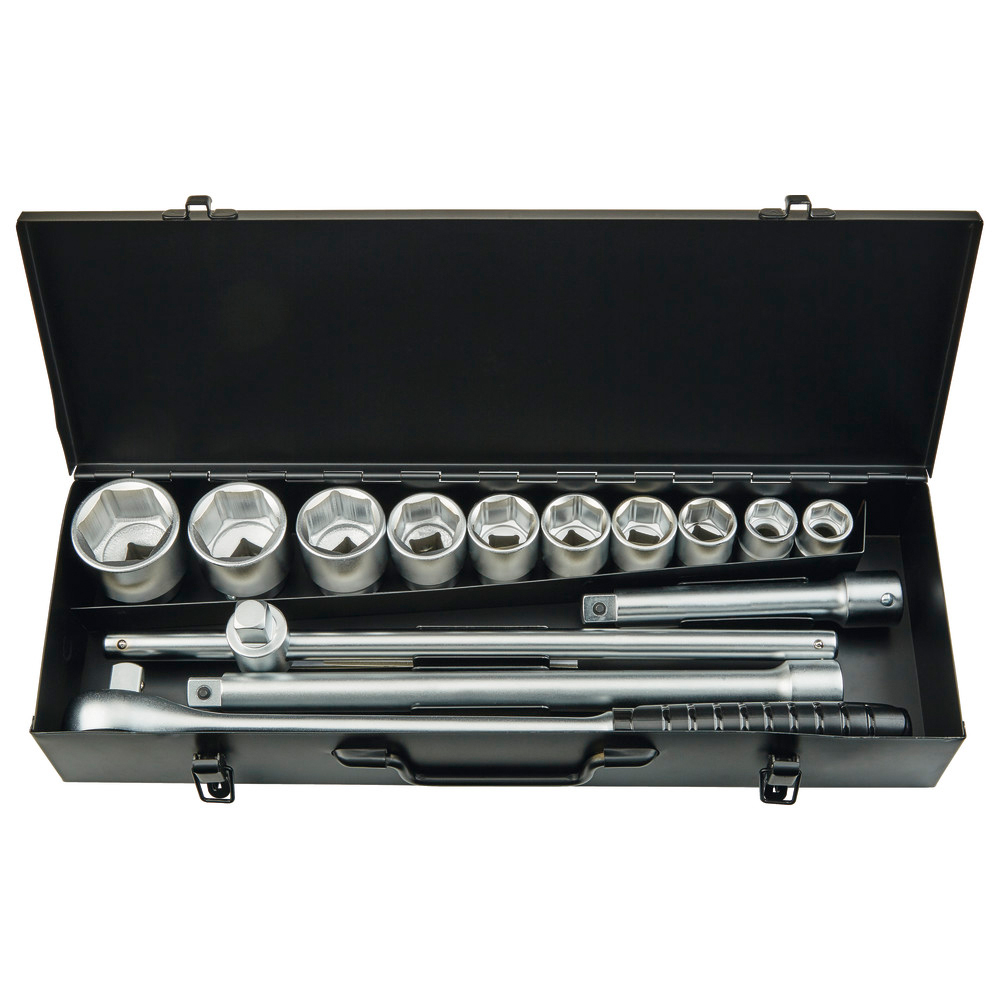 Steckschlüsselgarnitur 3/4", 14-teilig