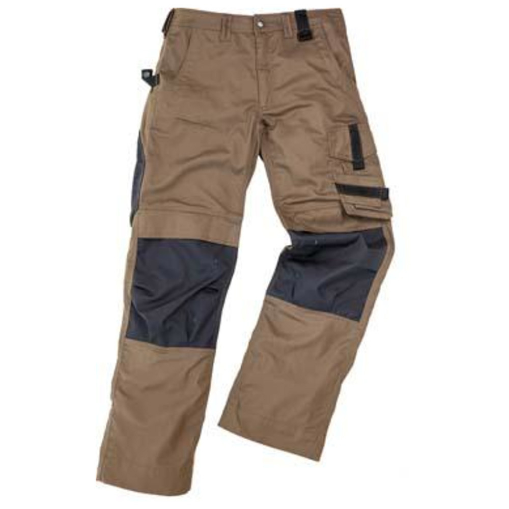 Arbeitshose Champ, Gr. 48, beige/grau