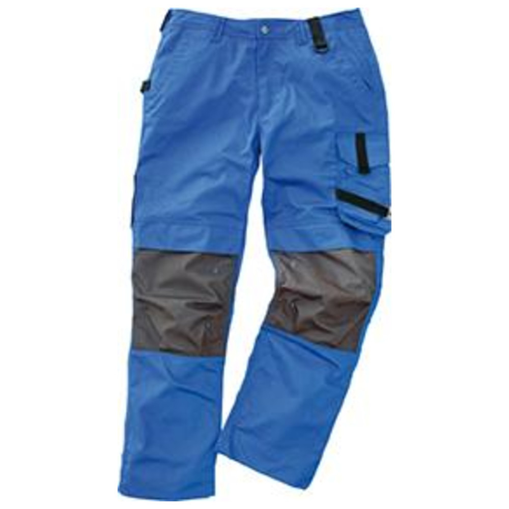 Arbeitshose Champ, Gr. 48, blau/grau