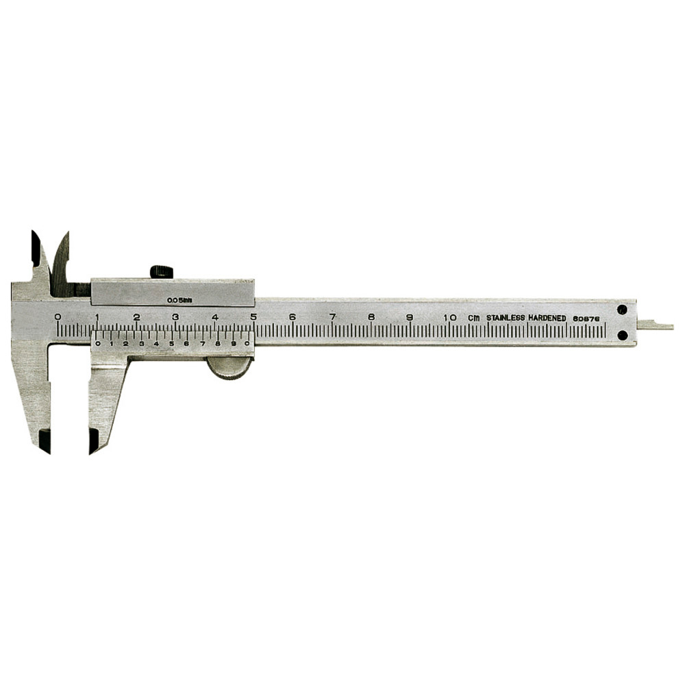Taschenmessschieber, klein 100 mm Feststellschraube
