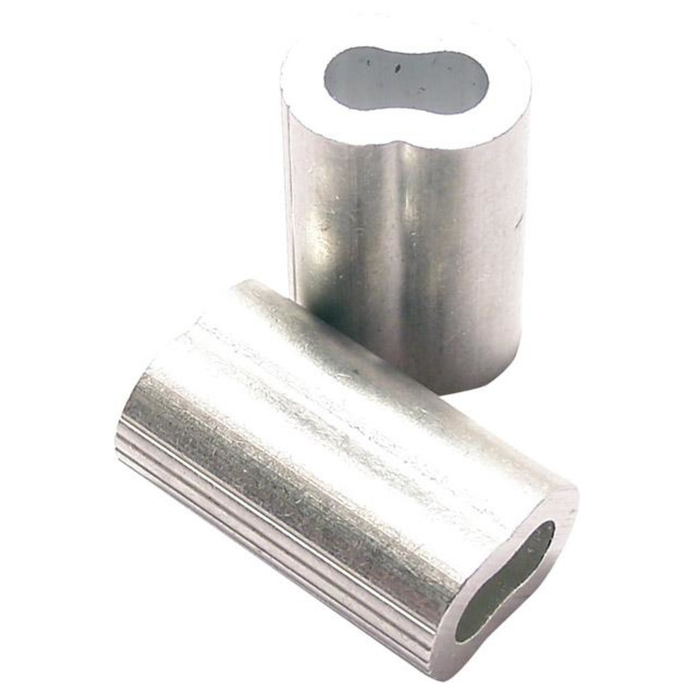 Pressklemmen für Drahtseil1,5 mm Aluminium a 30 Stück