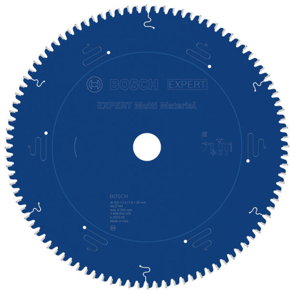 EXPERT Multi Material Kreissägeblatt, 305x2,4/1,8x30 mm, Z96